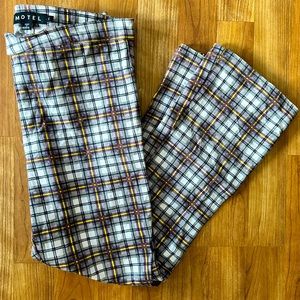 MOTEL Ankle Cropped Flared Jeans